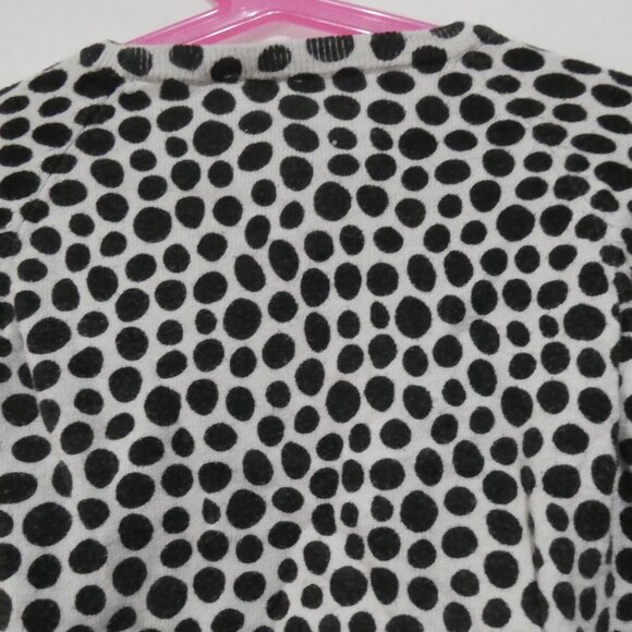 H&M | 12-18 months | Chic Polka Dot Sweater | Sparkling Gold Bow Pockets - Picture 10 of 13